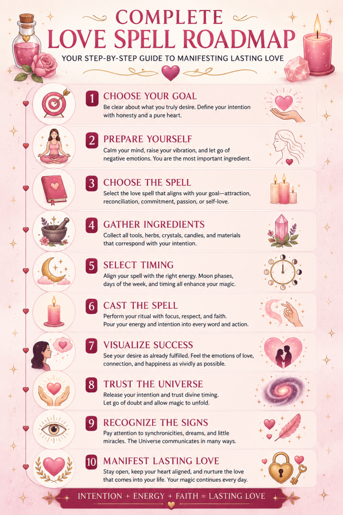 Complete Love Spell Roadmap