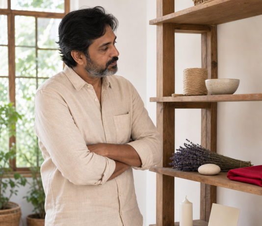 Types of Love Spells: Purposes, Meanings and Differences Man comparing symbolic materials in an artisan studio